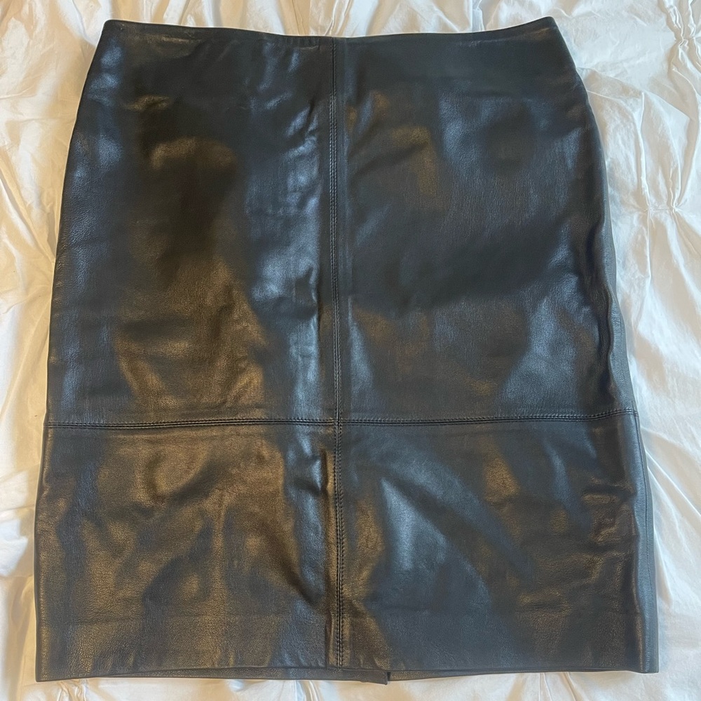Lovely Talbots Leather Skirt